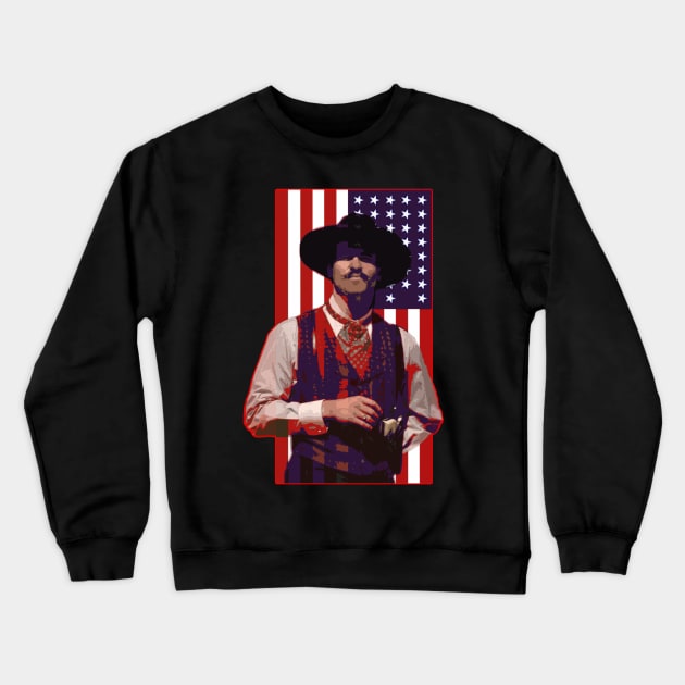 doc holliday Crewneck Sweatshirt by oryan80